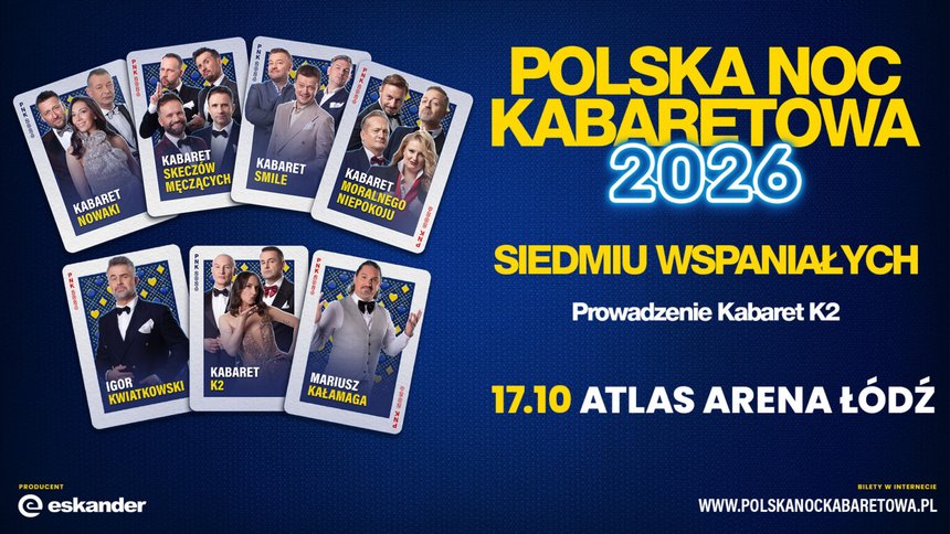 Polska Noc Kabaretowa 2026: Siedmiu wspaniałych