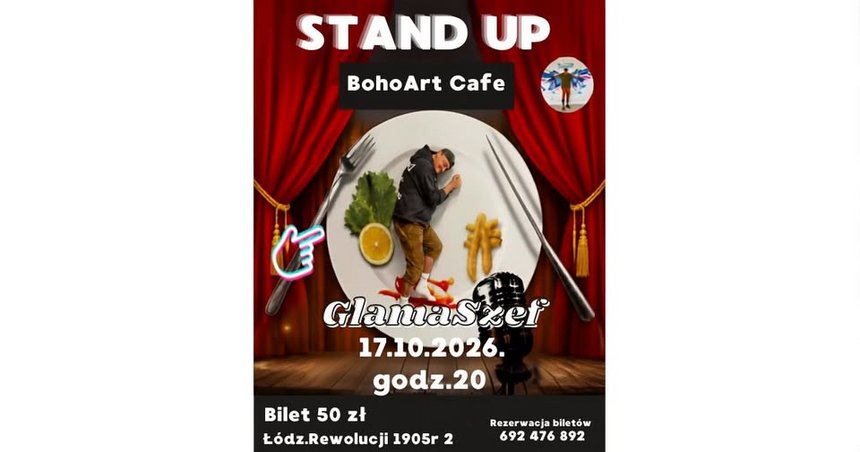 Stand-up: GlamaSzef z nowym programem - Różnica pokoleń w BohoArt Cafe