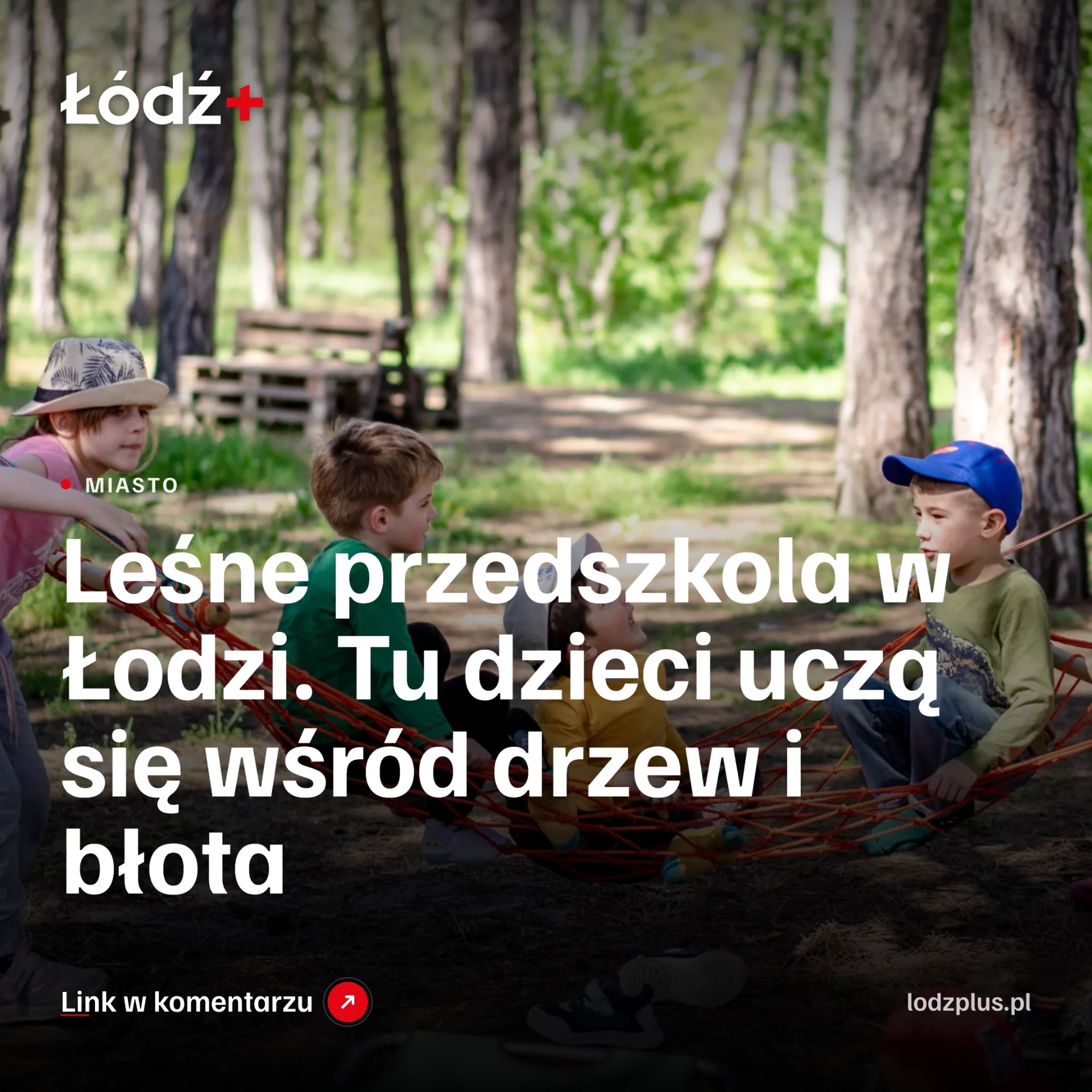 Leśne przedszkola w Łodzi. Tu dzieci uczą się wśród drzew i błota episode artwork