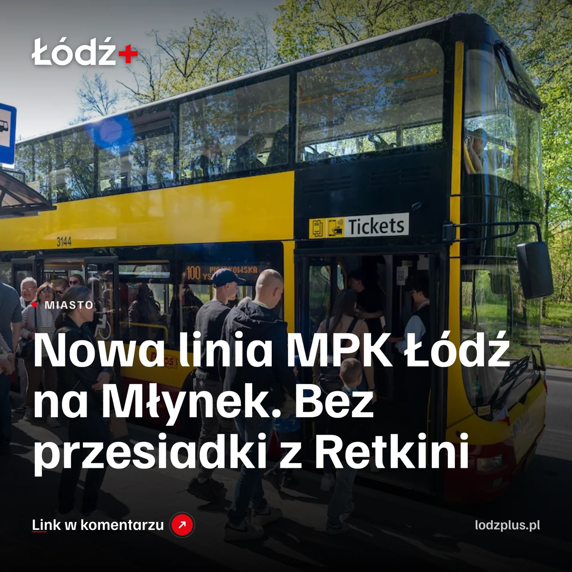 Nowa linia MPK Łódź na Młynek. Bez przesiadki z Retkini episode artwork