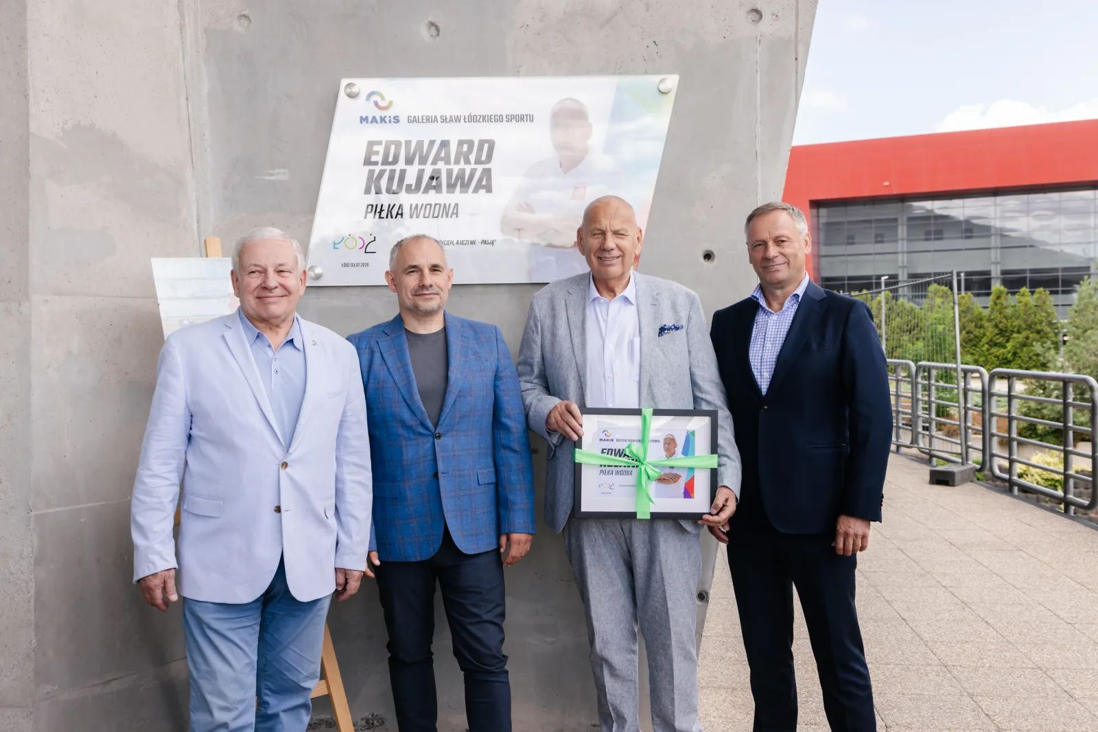 Łódź upamiętniła legendę sportu. Nowa tablica przy Atlas Arenie – zdjęcie 6