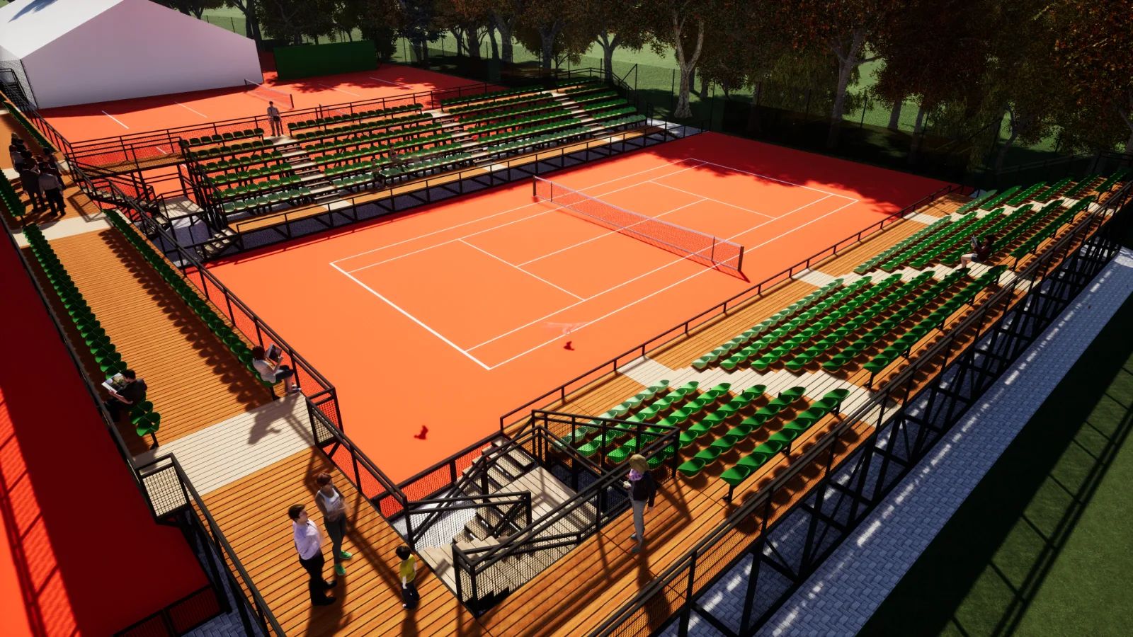 Łódź zbuduje kort centralny. Na trybunach 455 miejsc – zdjęcie 3