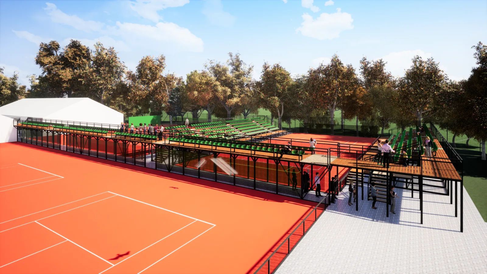 Łódź zbuduje kort centralny. Na trybunach 455 miejsc – zdjęcie 4