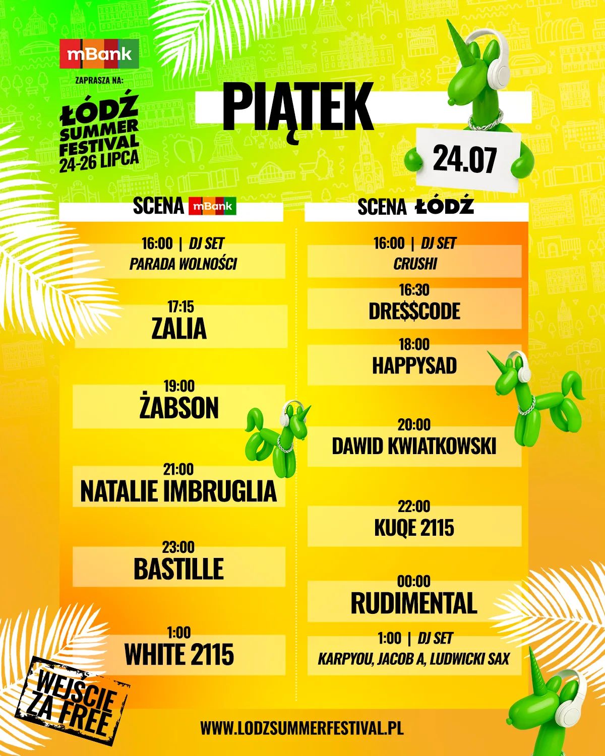 Łódź Summer Festival 2026. Znamy pełny harmonogram koncertów – zdjęcie 1