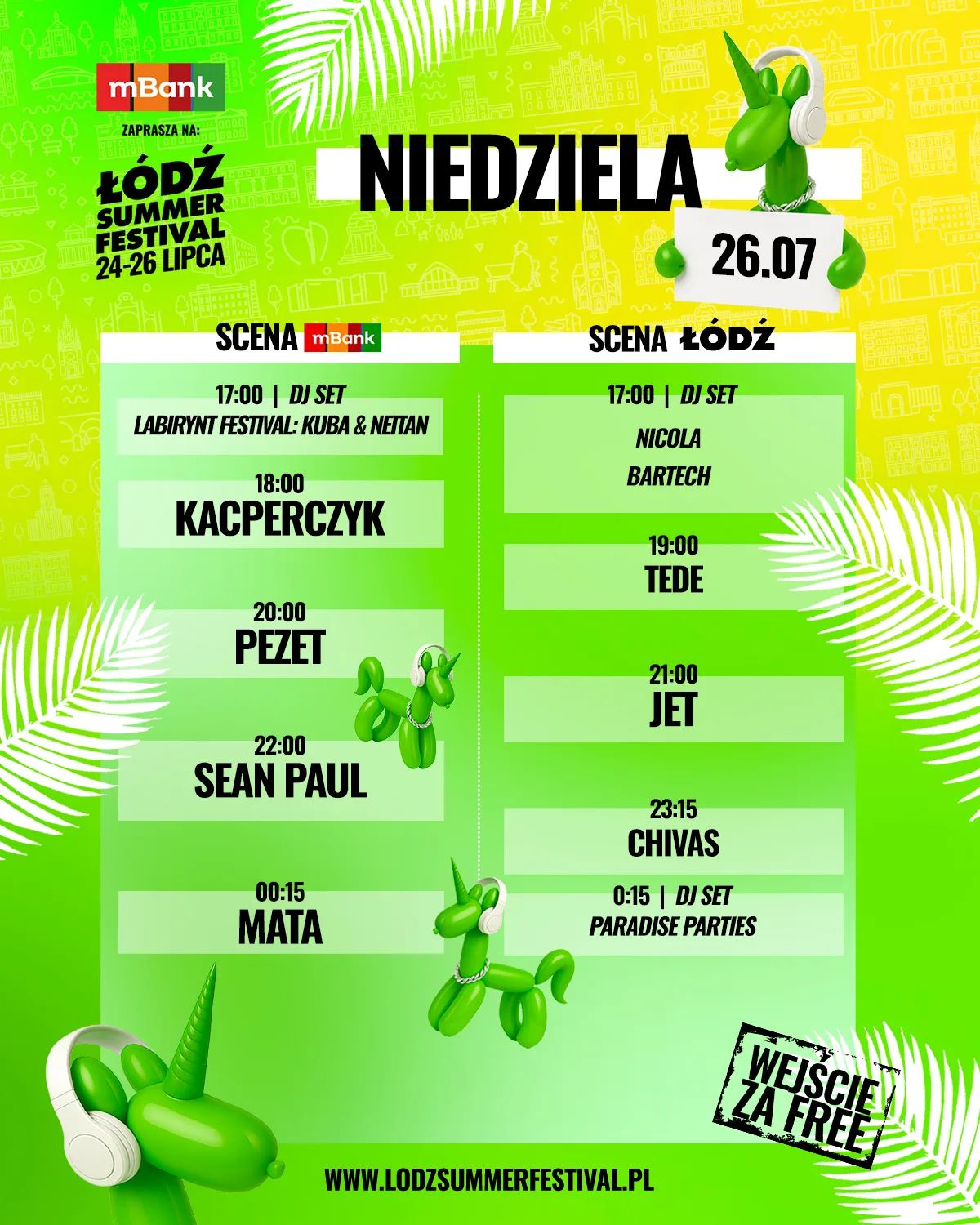 Łódź Summer Festival 2026. Znamy pełny harmonogram koncertów – zdjęcie 3