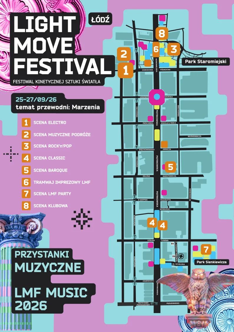 Scena na wodzie i imprezowy tramwaj. Light Move Festival zdradza program – zdjęcie 1