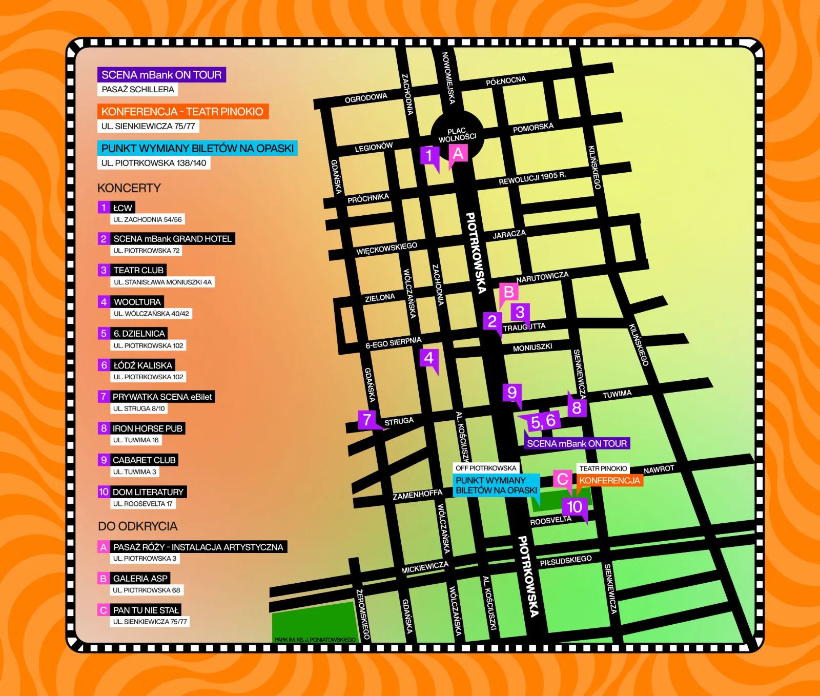 mapa festiwalu / Great September