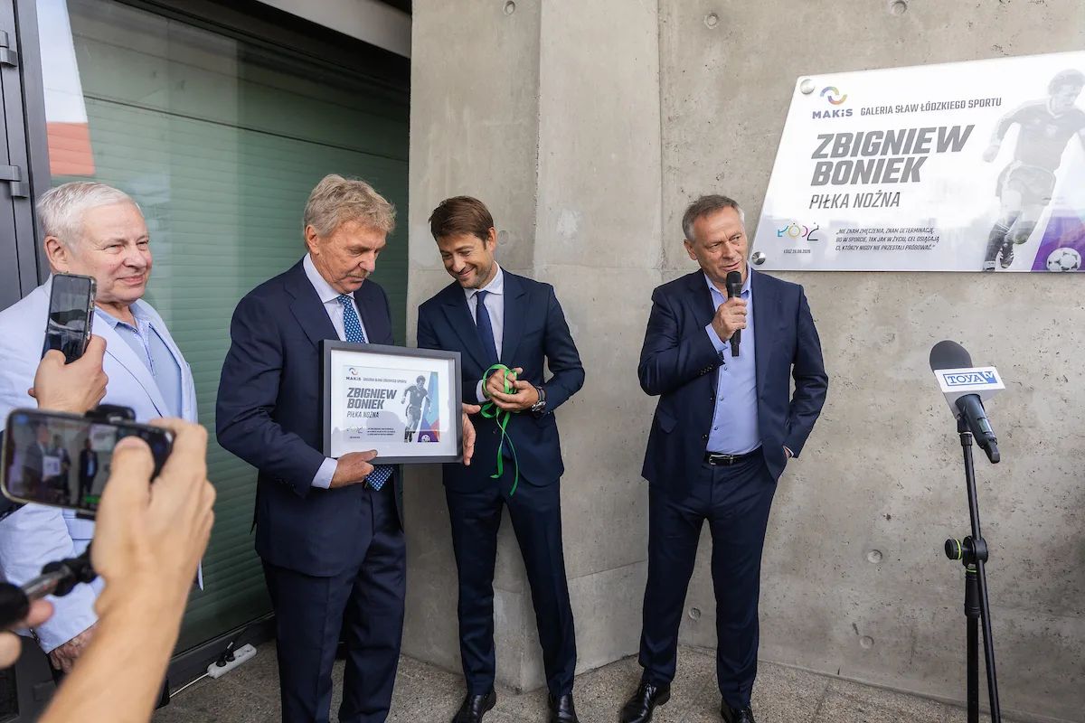 Boniek ma swoją tablicę przy Atlas Arenie – zdjęcie 1