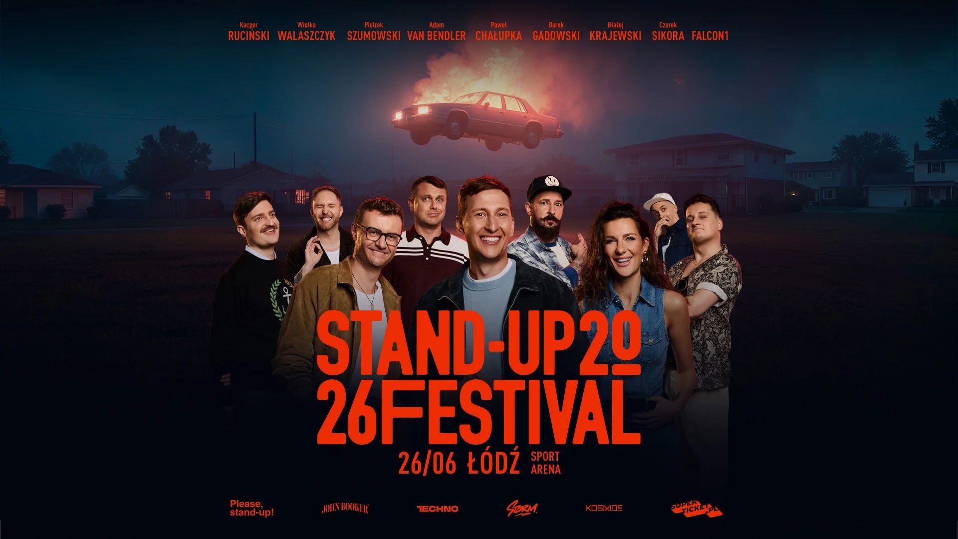 Łódź Stand-up Festival 2026. Kto wystąpi w Sport Arenie?