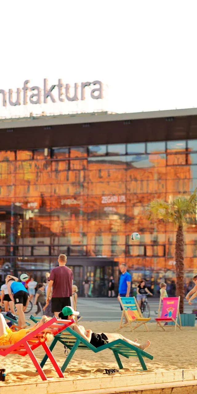 Plaża w Manufakturze wraca. Wiemy, kiedy startuje sezon