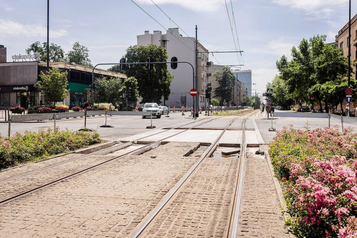 Rondo Lotników Lwowskich na finiszu. Drugi etap prac na Kościuszki