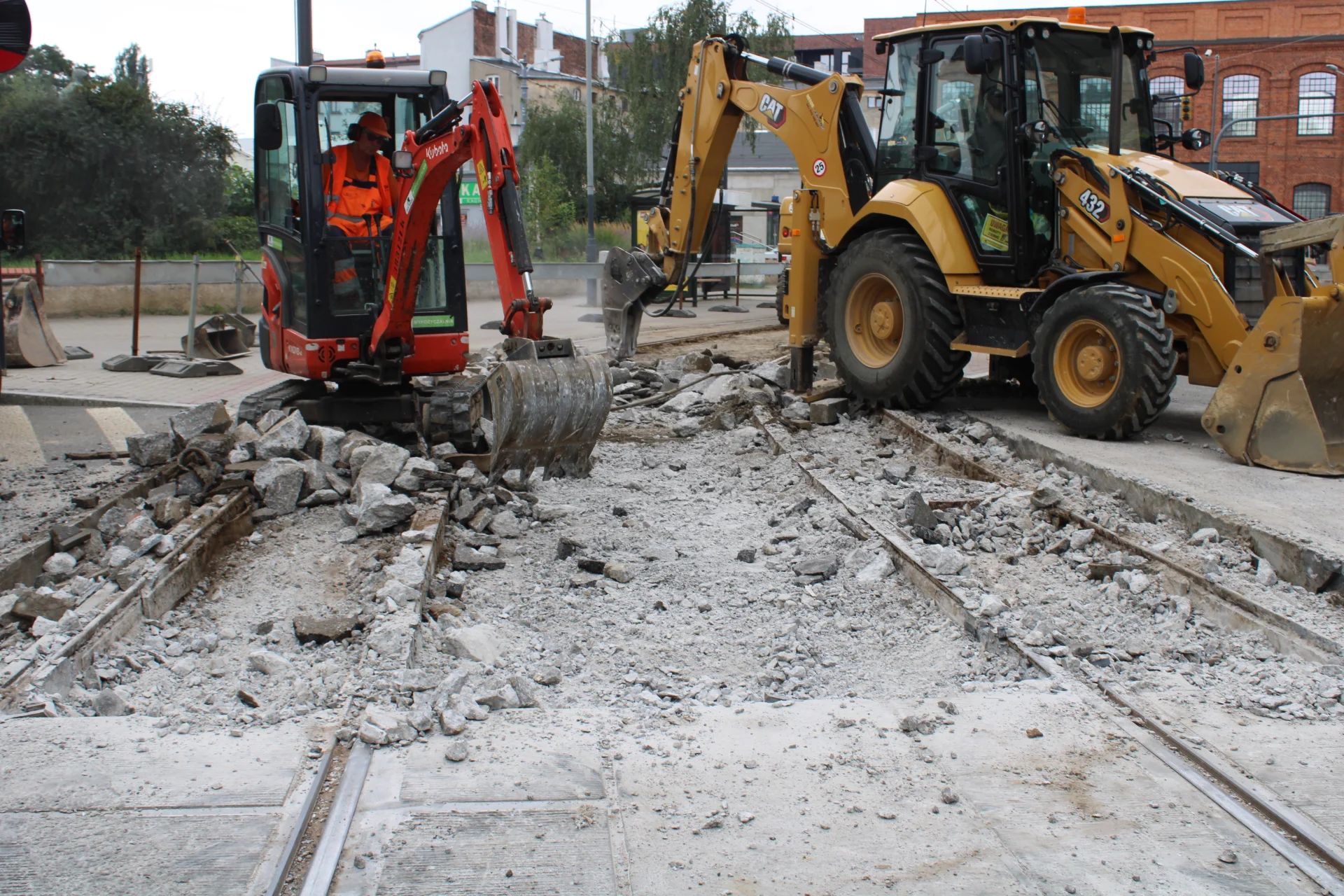 Tramwaje zniknęły z Piotrkowskiej. Rusza duży remont torów