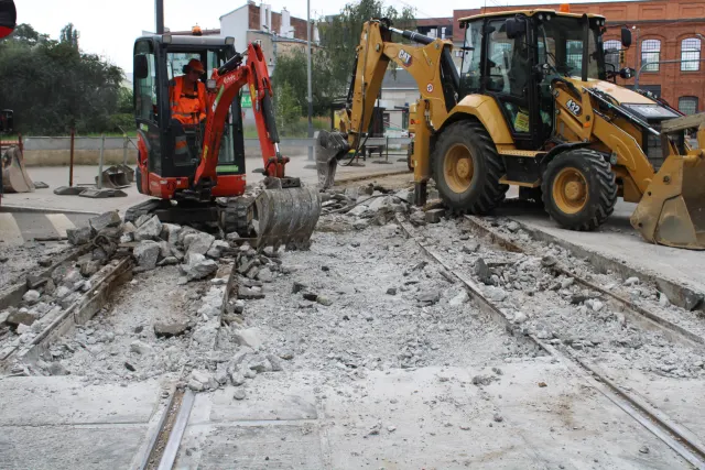 Tramwaje zniknęły z Piotrkowskiej. Rusza duży remont torów