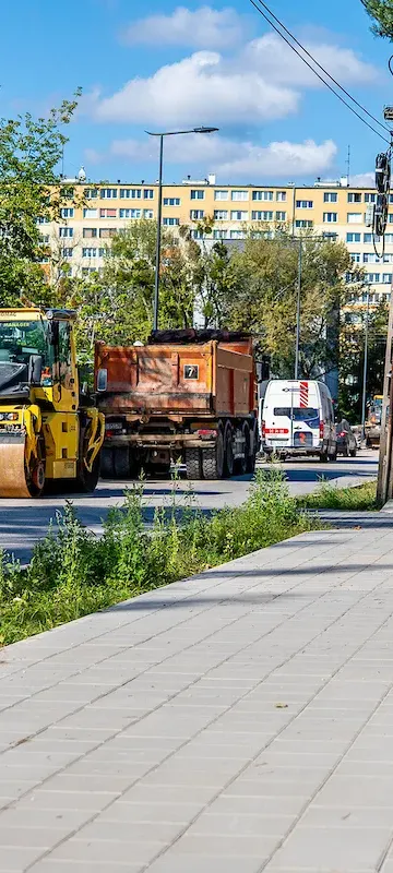 Betonowe płyty zniknęły z Górniczej. Przejazd wróci we wrześniu