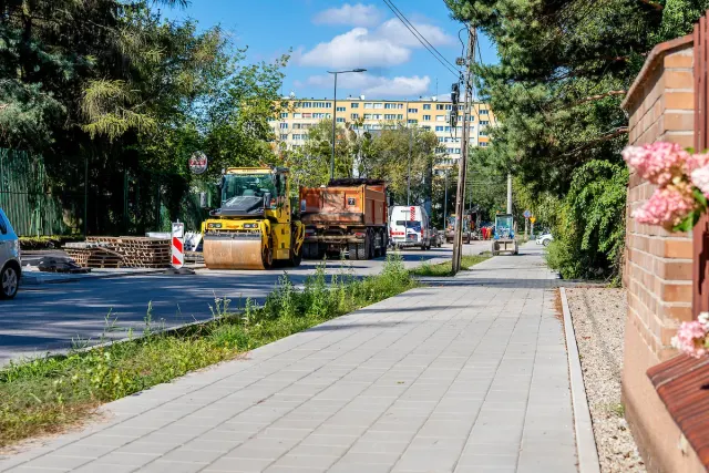 Betonowe płyty zniknęły z Górniczej. Przejazd wróci we wrześniu