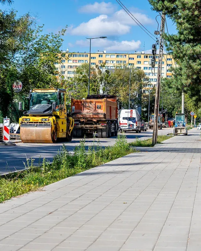 Betonowe płyty zniknęły z Górniczej. Przejazd wróci we wrześniu