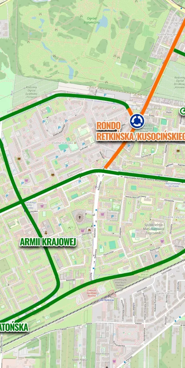Światła nie wystarczyły. Retkinia dostanie nowe rondo