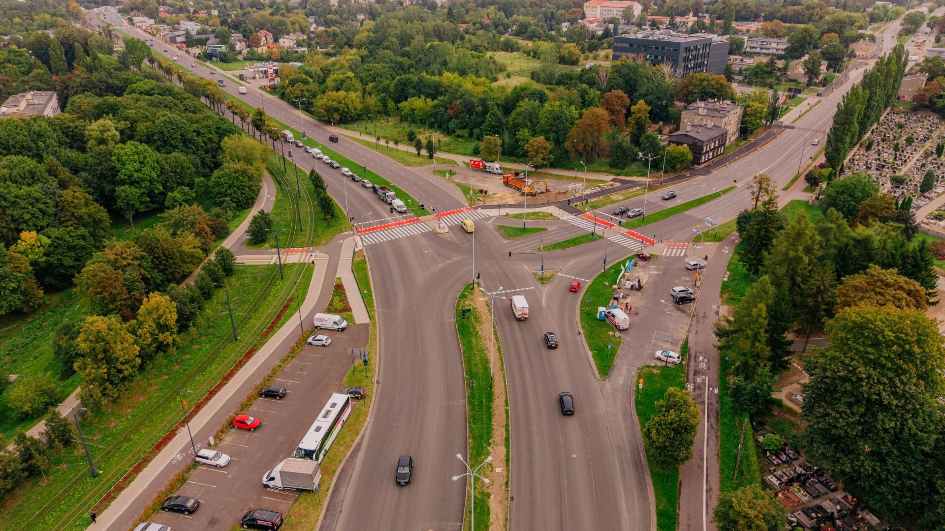 Duże zmiany na al. Palki. Nowy lewoskręt już działa