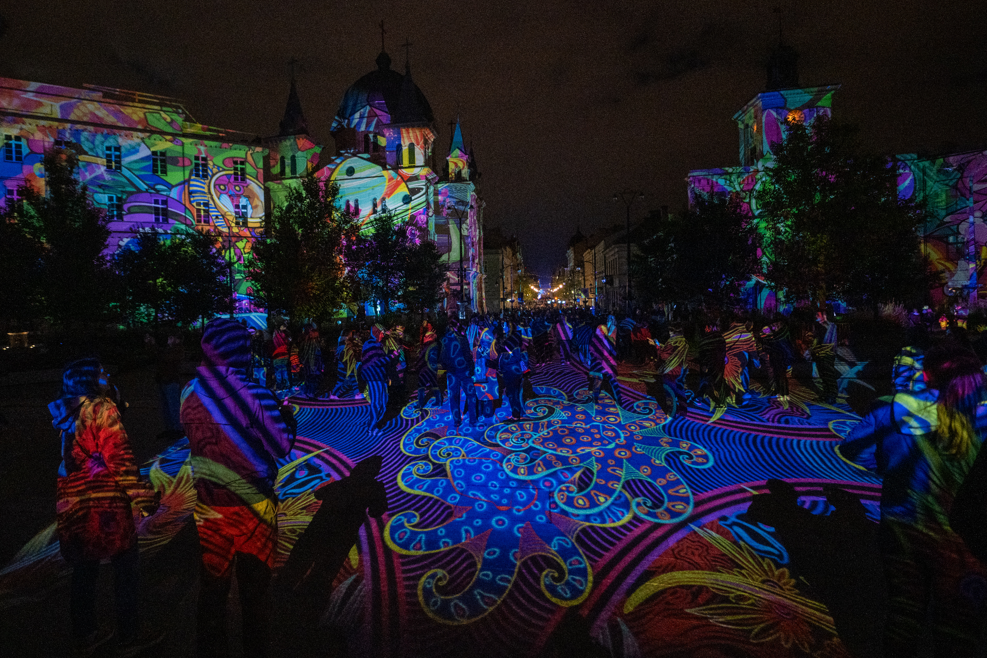 Light Move Festival rozświetlił Łódź. Zobacz zdjęcia i atrakcje ostatniego dnia