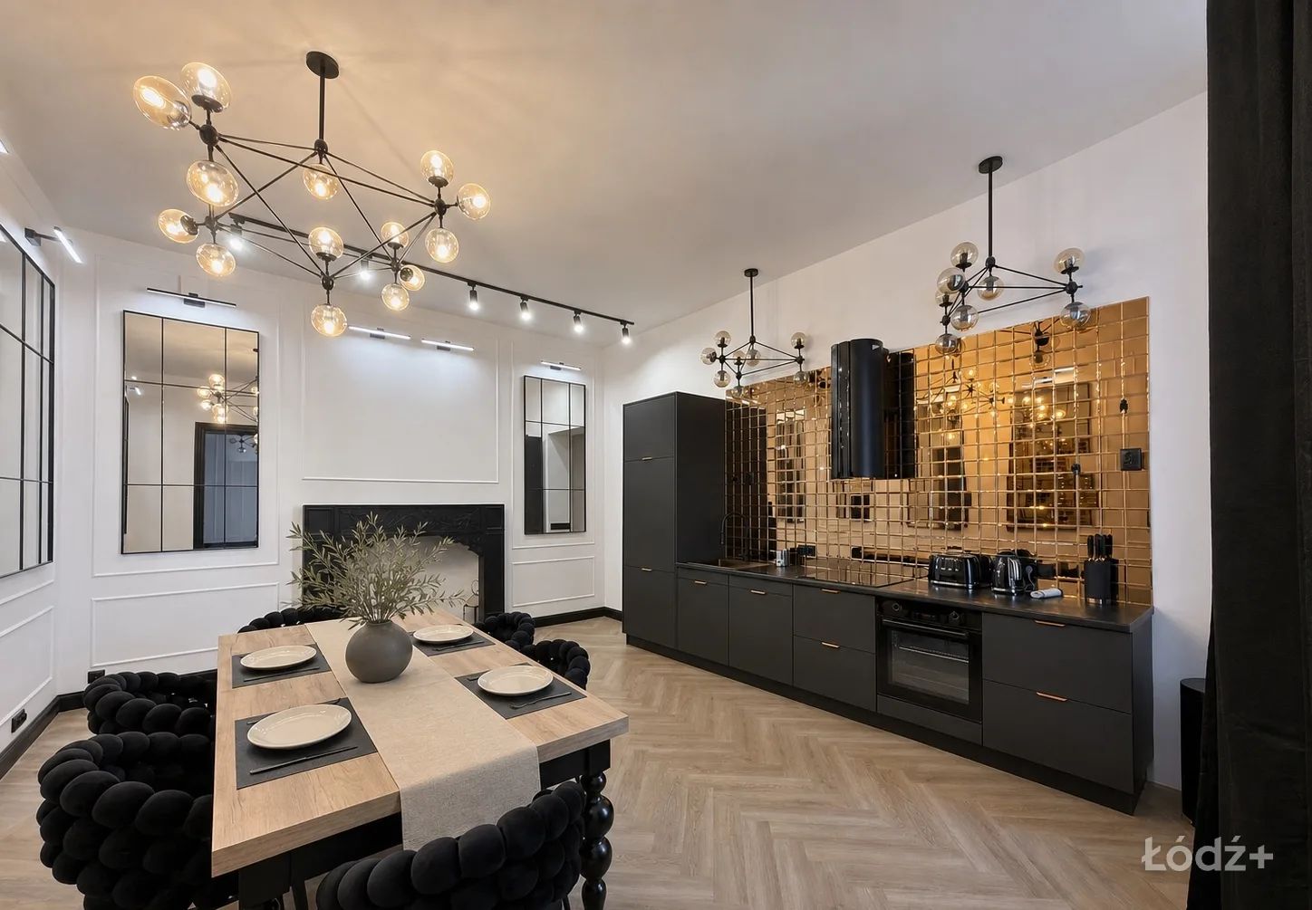 Gotowe 76 m², 3 pokoje, centrum Łodzi