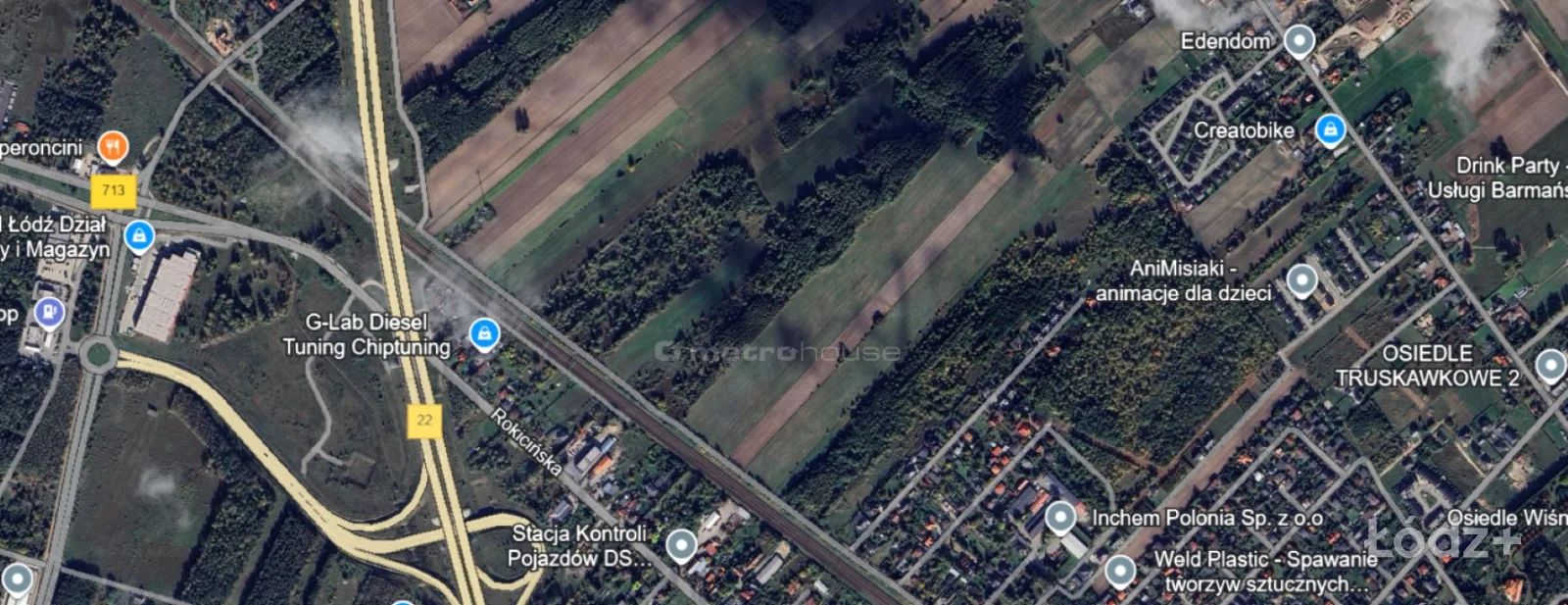 Działka na sprzedaż, Łódź1